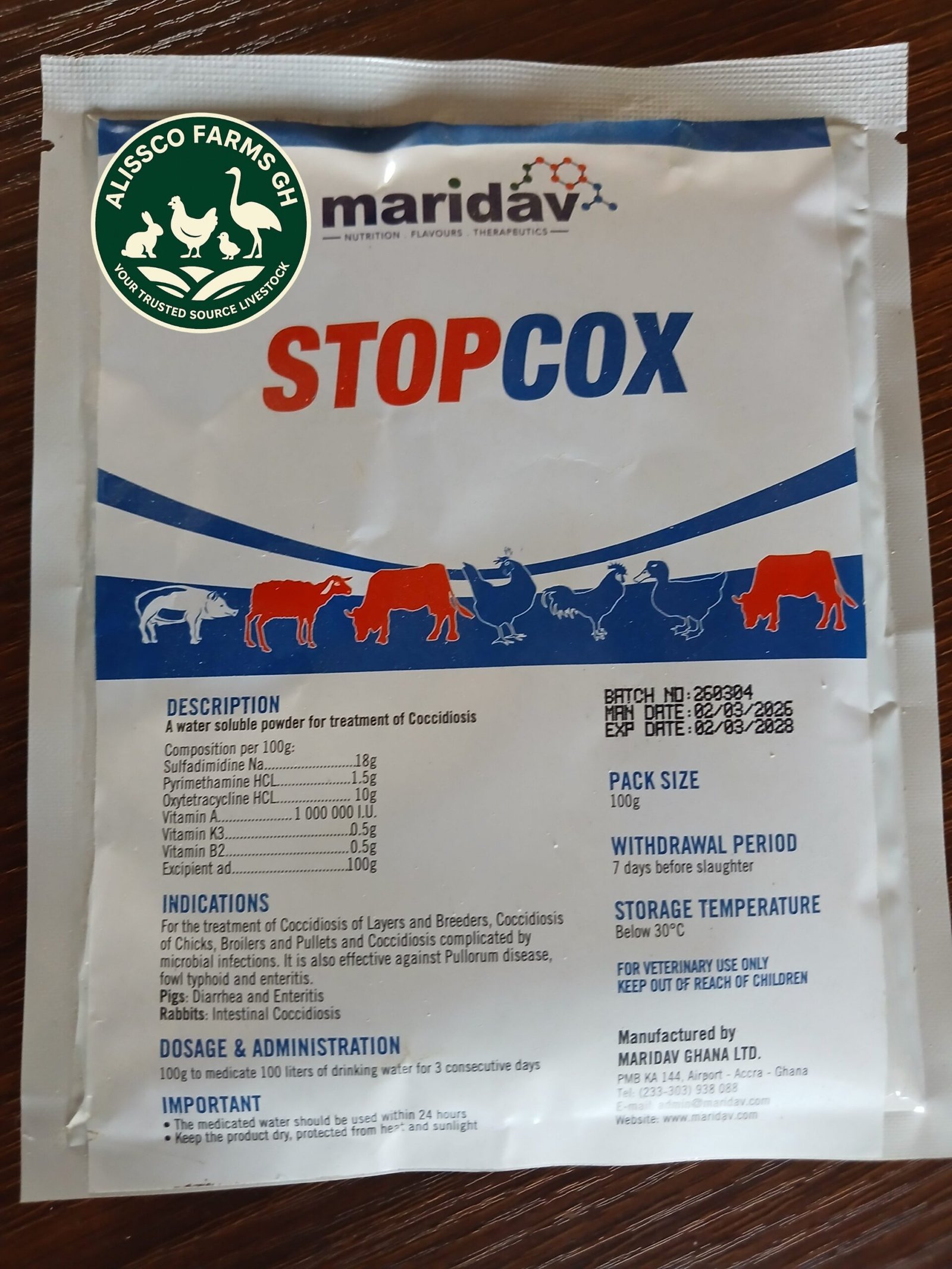 Stopcox 100g